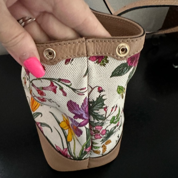 GUCCI Limited Edition Japanese Flora Printed Coated Canvas Leather EUC - Picture 14 of 15